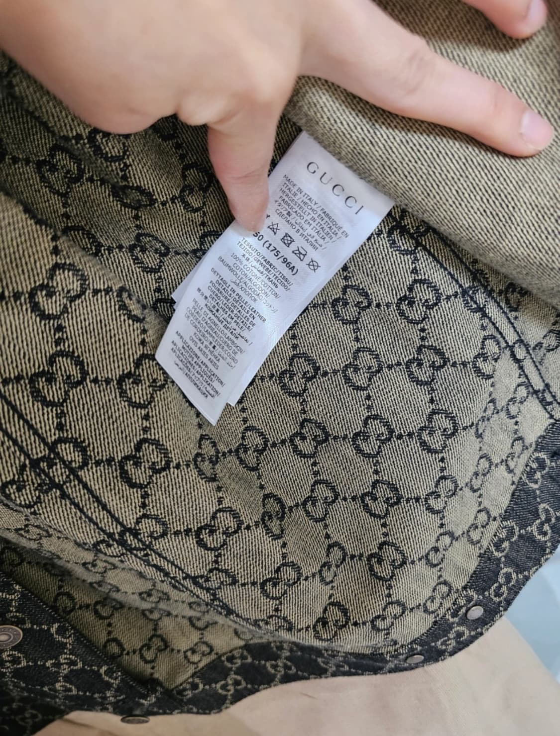 구찌 에코 오가닉 데님 자켓 상품이미지3