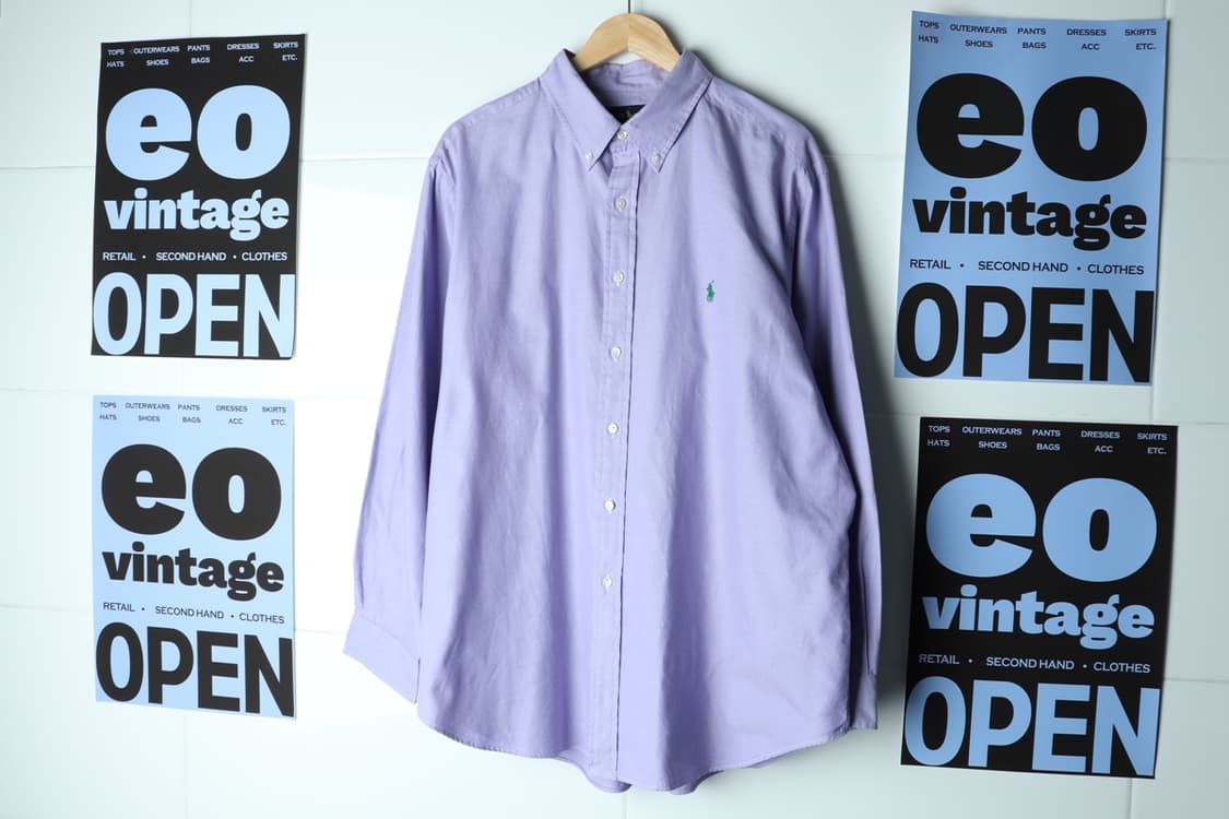 (2XL-3XL) 폴로 랄프로렌 셔츠 남방 USA 연보라-H3H33982 상품이미지2