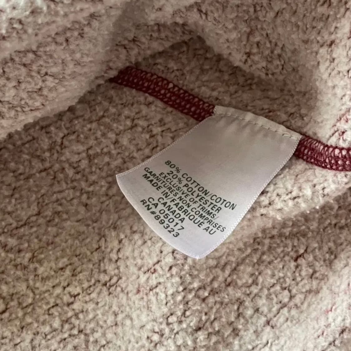 [Vintage] 빈티지 캐나다 후드집업 레드버건디 디엠 어항 상품이미지3