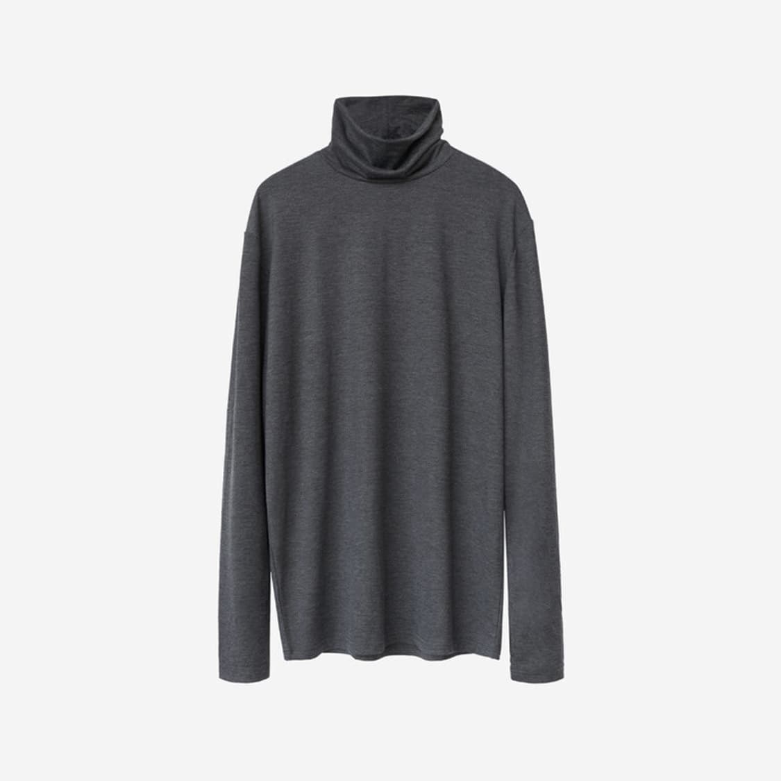 [2] 폴리테루 터틀넥 차콜 상품이미지1