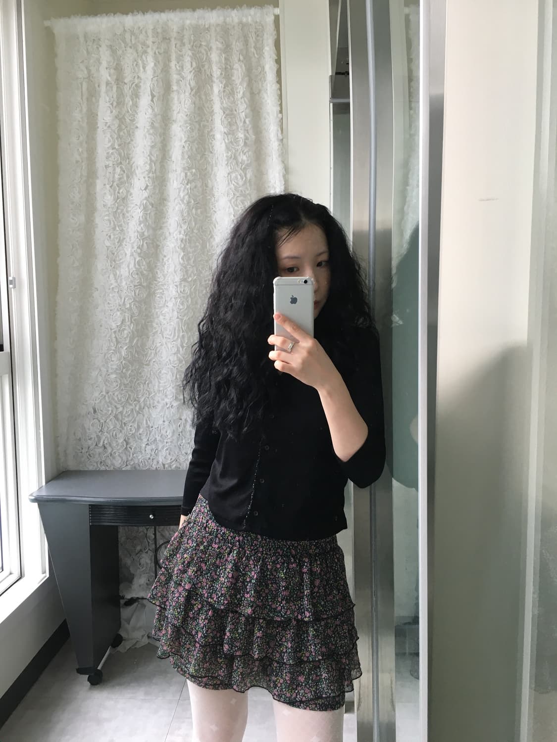 floral ruffle mini skirt 상품이미지2