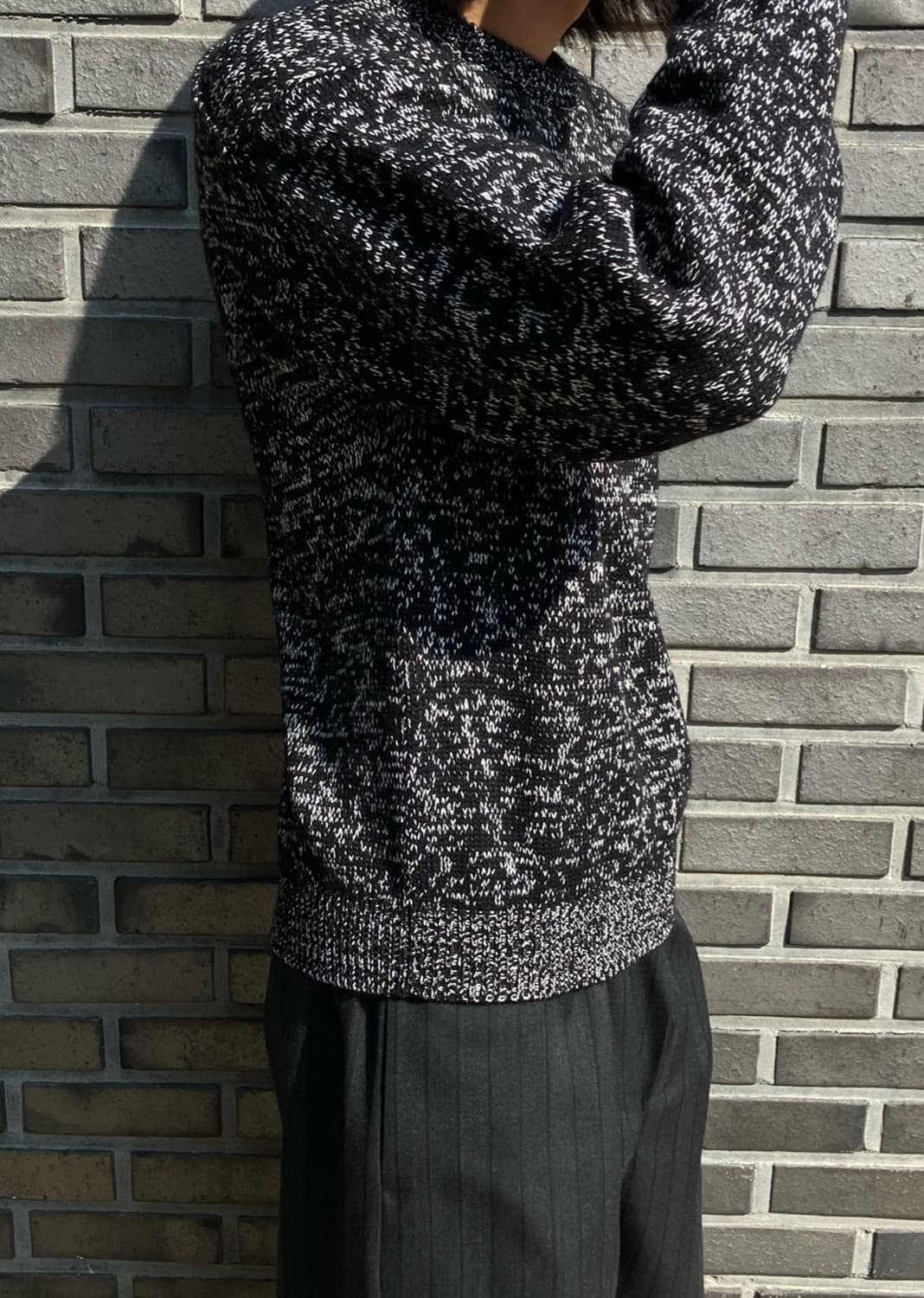 Cristaseya 24AW 막시 멜란지 스웨터 L사이즈 상품이미지1