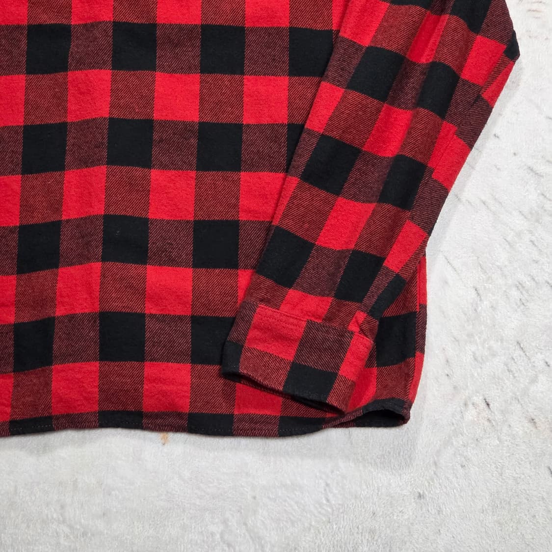 지프 레드 체크 코튼 셔츠 상품이미지6