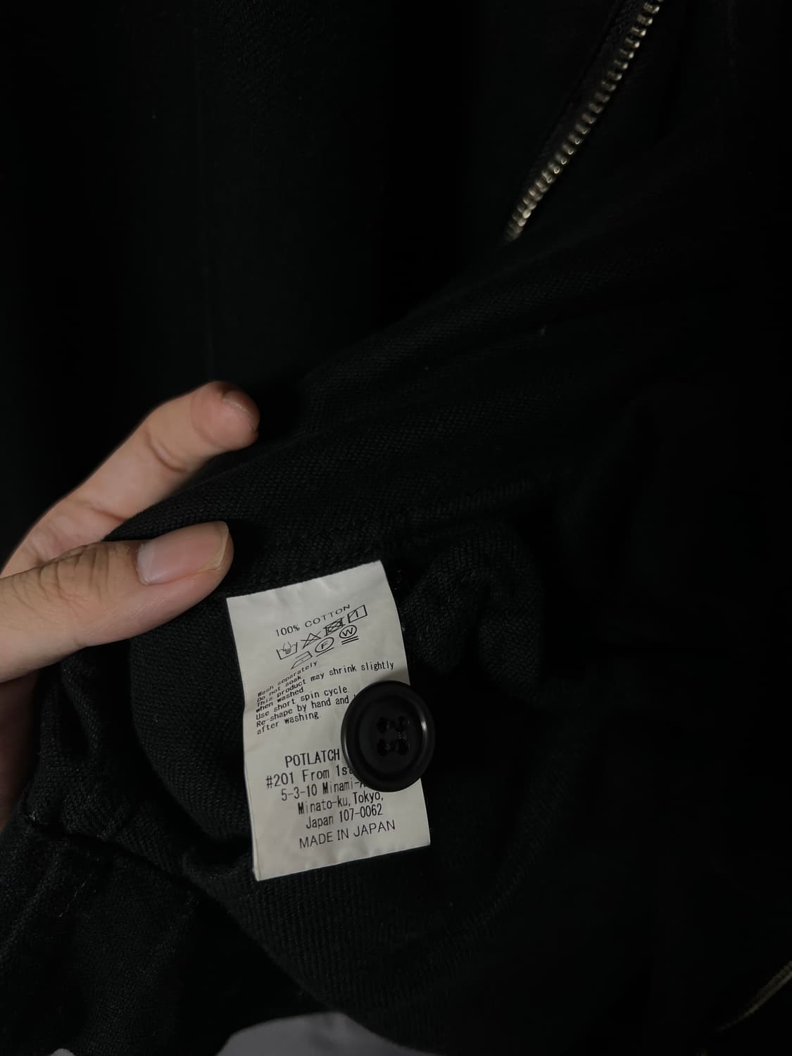 [L] Cav empt 지퍼 코튼 자켓 상품이미지3