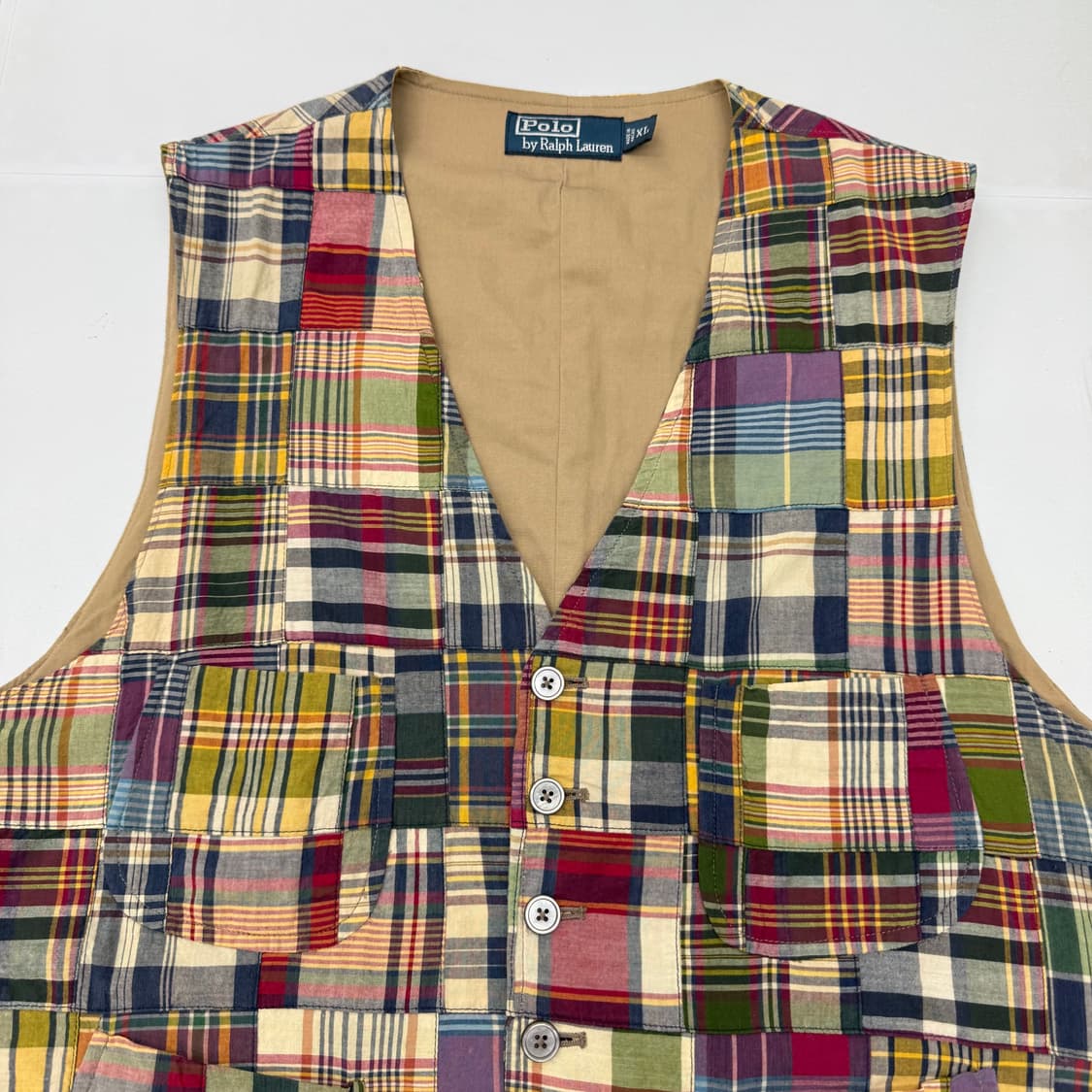 폴로 패치워크 베스트  상품이미지2