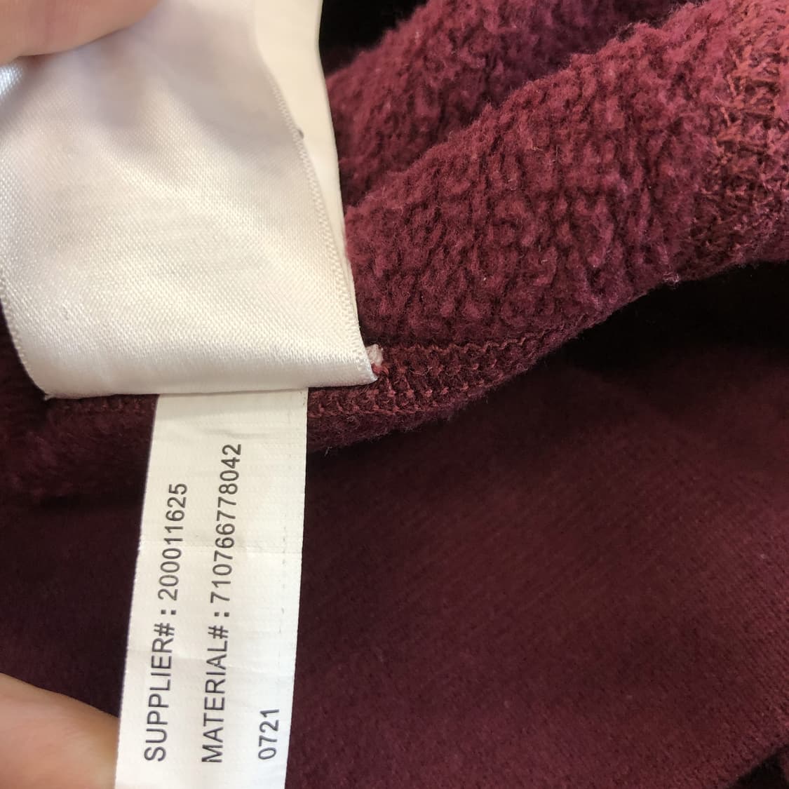 폴로 랄프로렌 QR 백화점판 플리스 앤도버 헤버 후드 L  상품이미지8