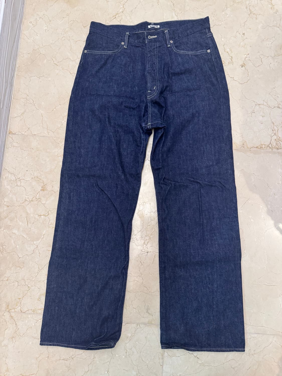 오라리 인디고 색상 데님 5사이즈 상품이미지1