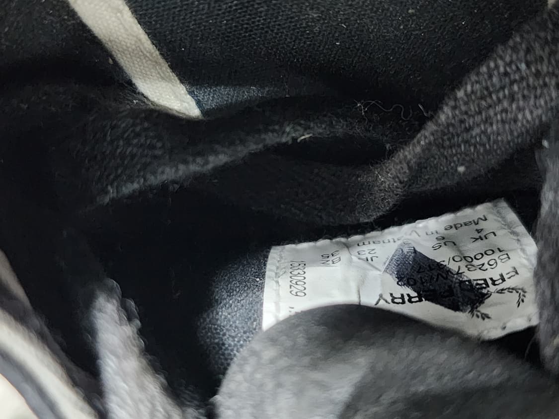 프레드페리 블랙 로고 스니커즈 상품이미지6