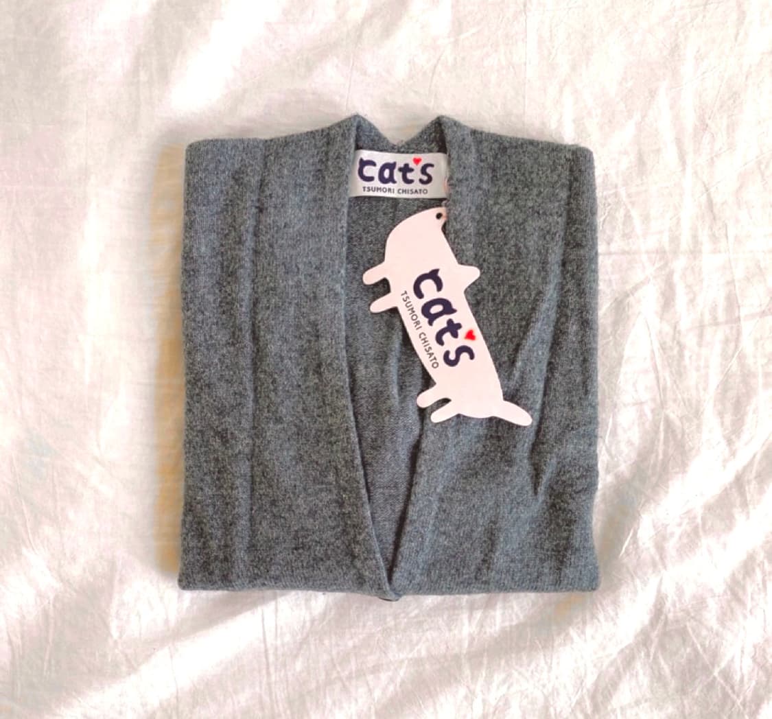 츠모리 치사토의 캣츠 라인 가디건 상품이미지5