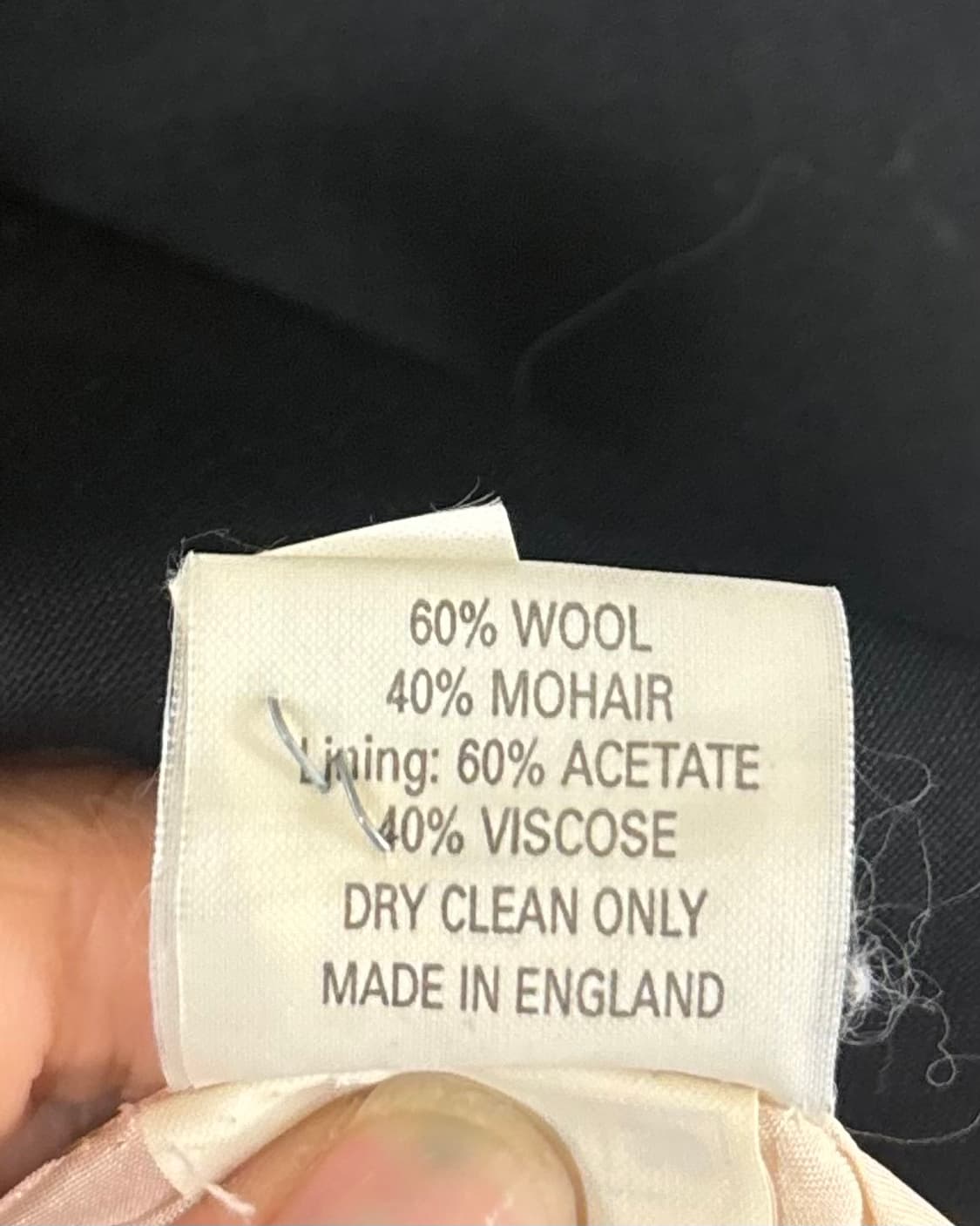 비비안웨스트우드 골드라벨 라펠카라 블랙 블레이저 상품이미지8