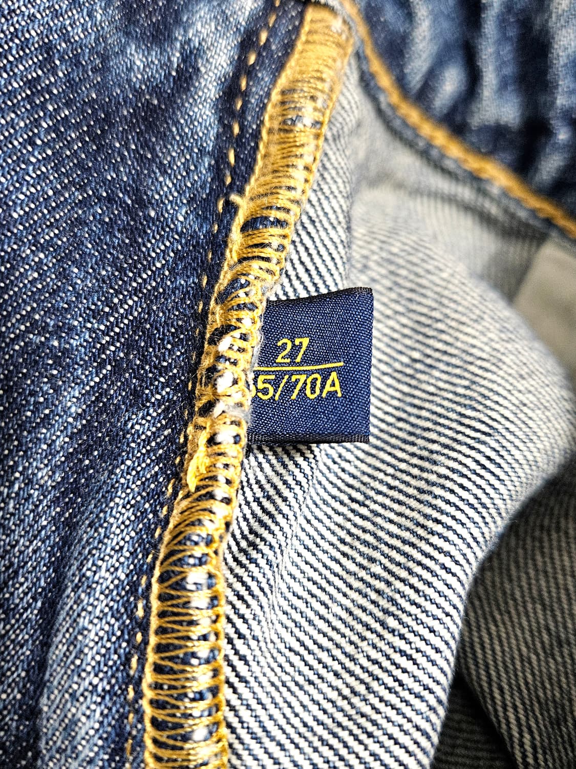 폴로 랄프로렌 페인팅 데미지 워싱진 27 사이즈 상품이미지9