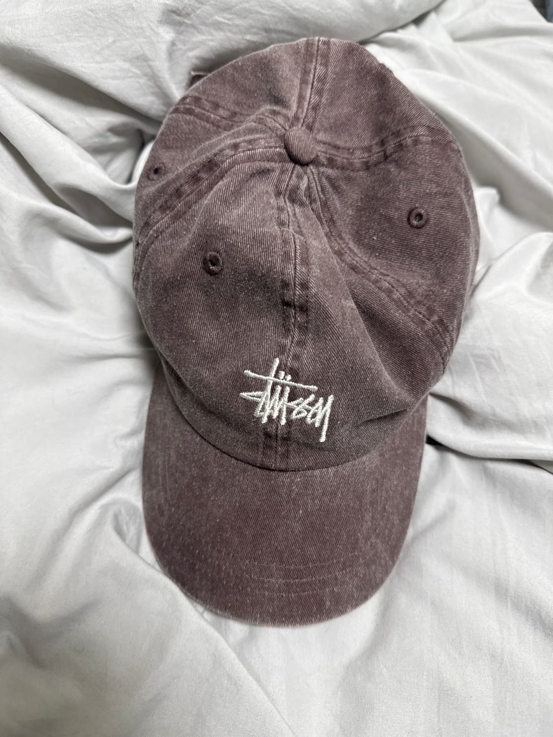 스투시 워시드 스탁 로우 캡 머드 상품이미지1