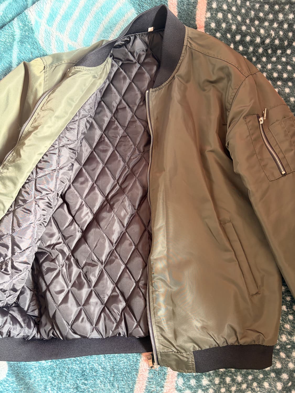 빈티지 Ma-1 그린 상품이미지2