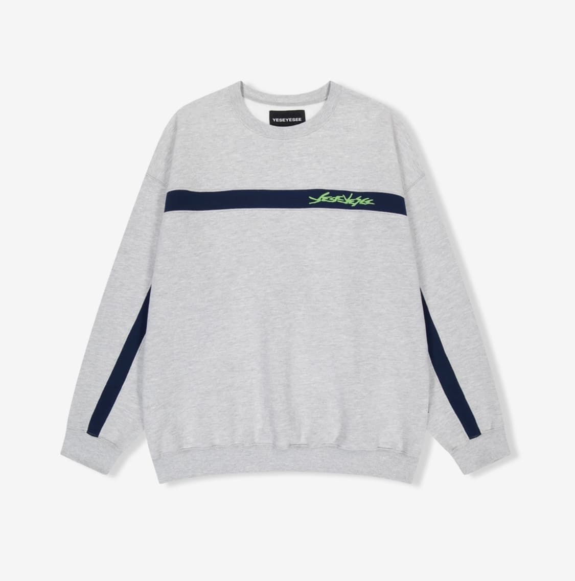 예스아이씨 Incision Sweatshirt Grey(L사이즈) 상품이미지1