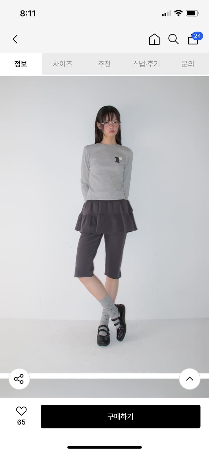 론론 카프리레깅스팬츠 상품이미지4