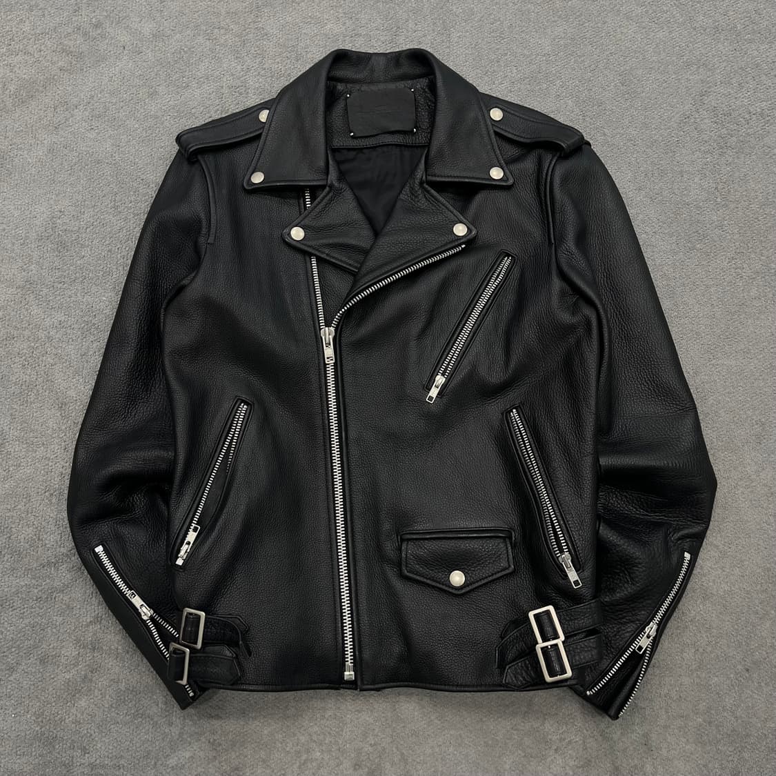 S 비바스튜디오 소가죽 라이더 레더자켓 상품이미지1
