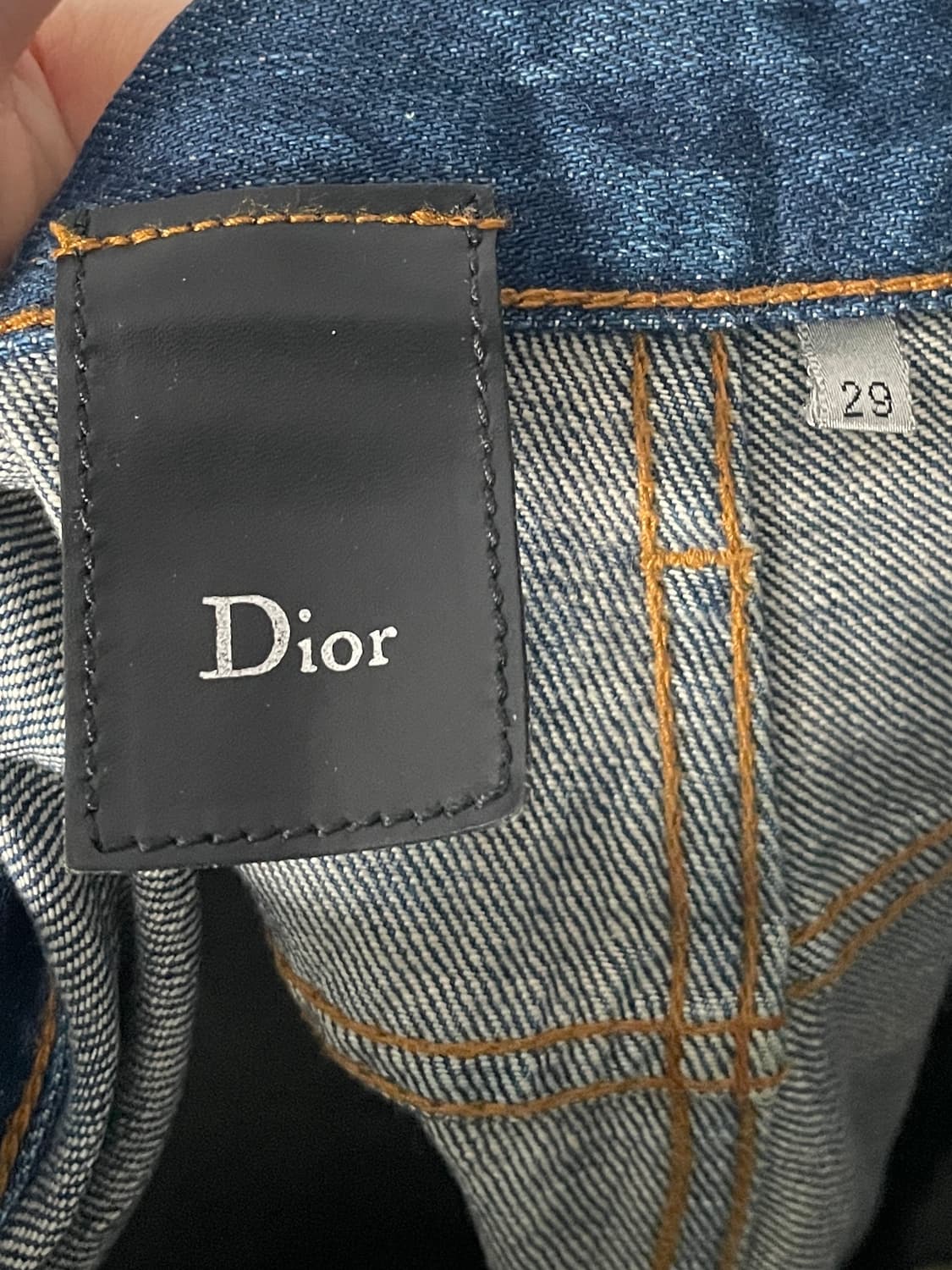 디올 에디슬리먼 워싱 슬림핏 데님 팬츠 (onp.73)  상품이미지7