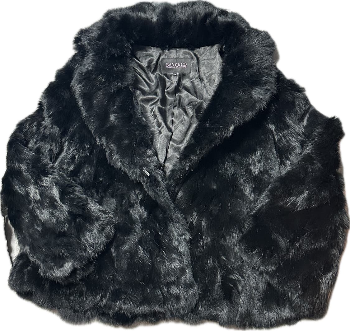 블랙 토끼퍼자켓 상품이미지2