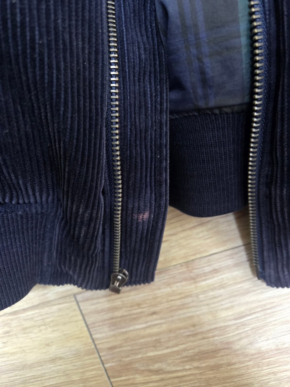 폴로 팔라스 코듀로이 패딩 네이비 M 상품이미지5