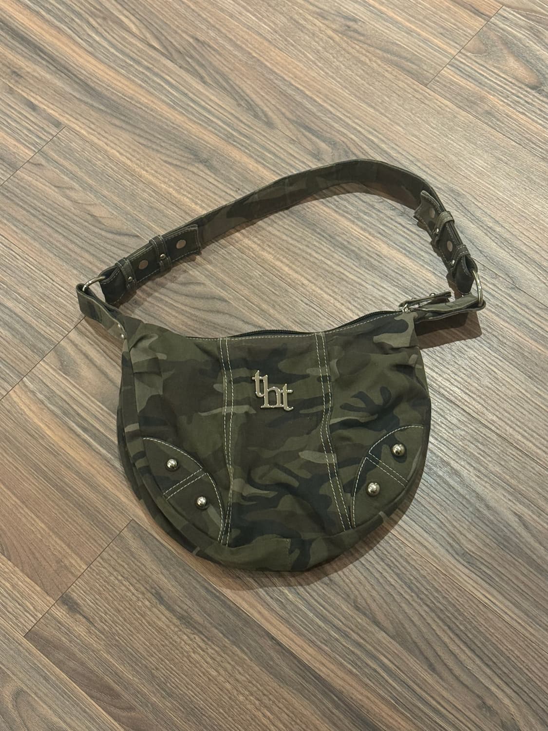 쓰리타임즈 조니백 카모 상품이미지2