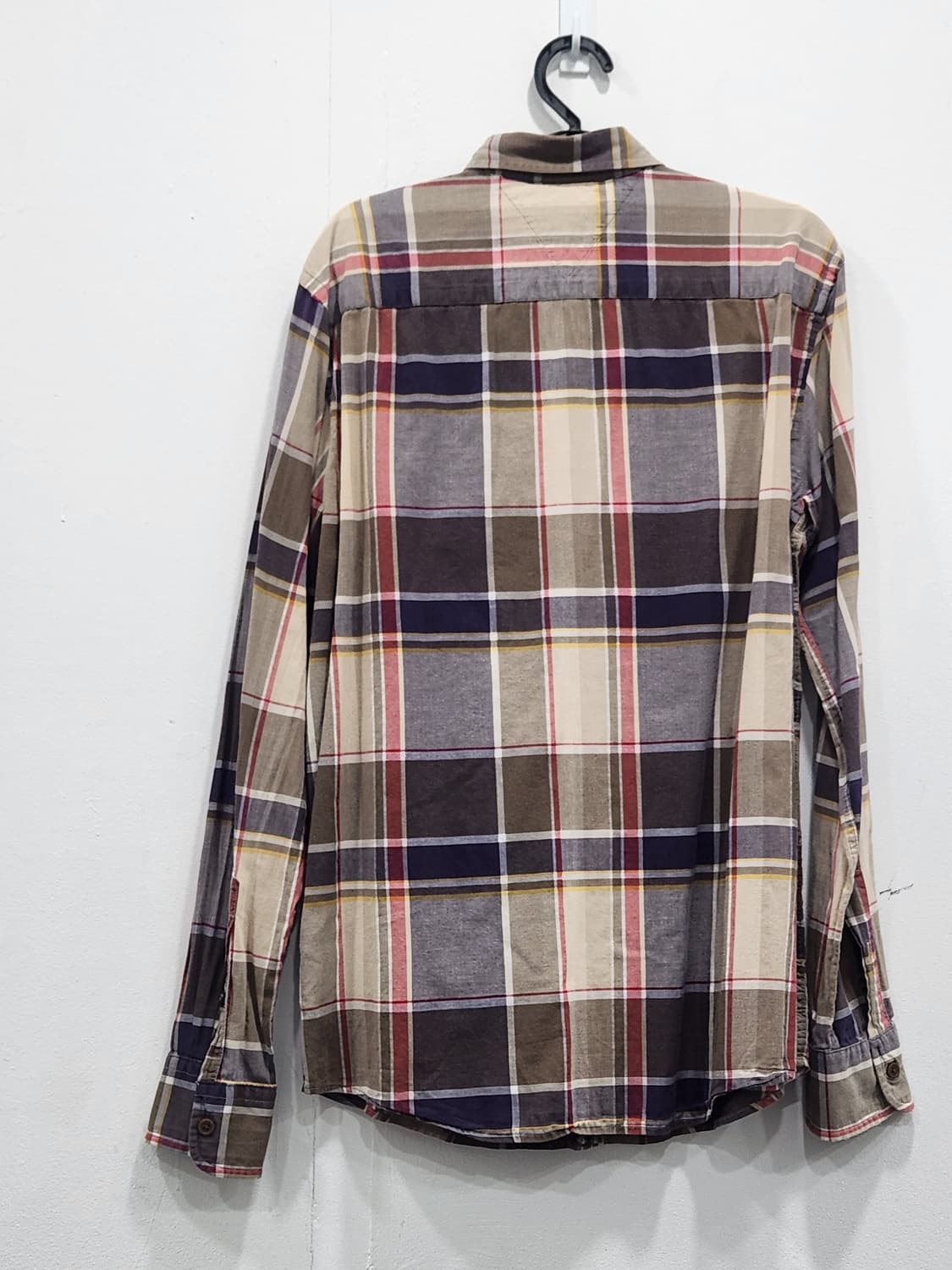 [90-95] 타미힐피거 빈티지핏 체크셔츠 남성 S 90-95 상품이미지2