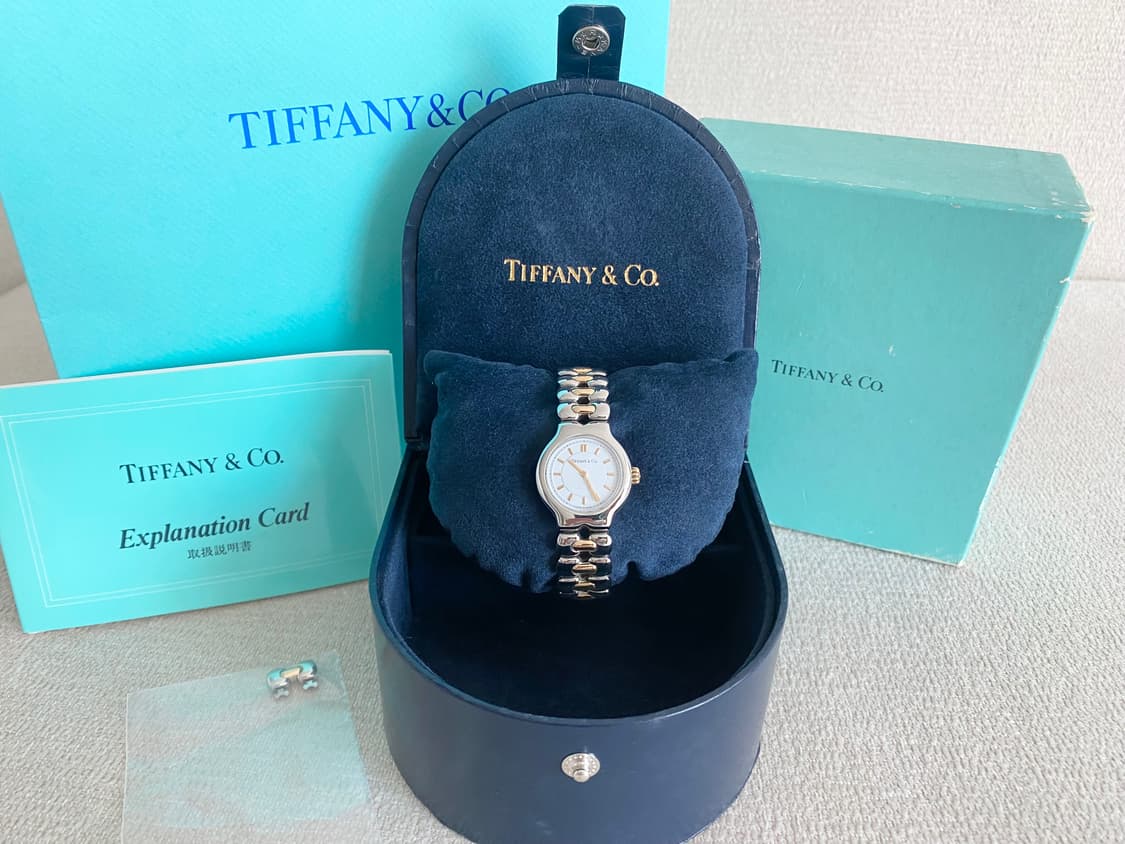 티파니 티솔로 24mm 여성용 스몰 18k 콤비 쿼츠 상품이미지2