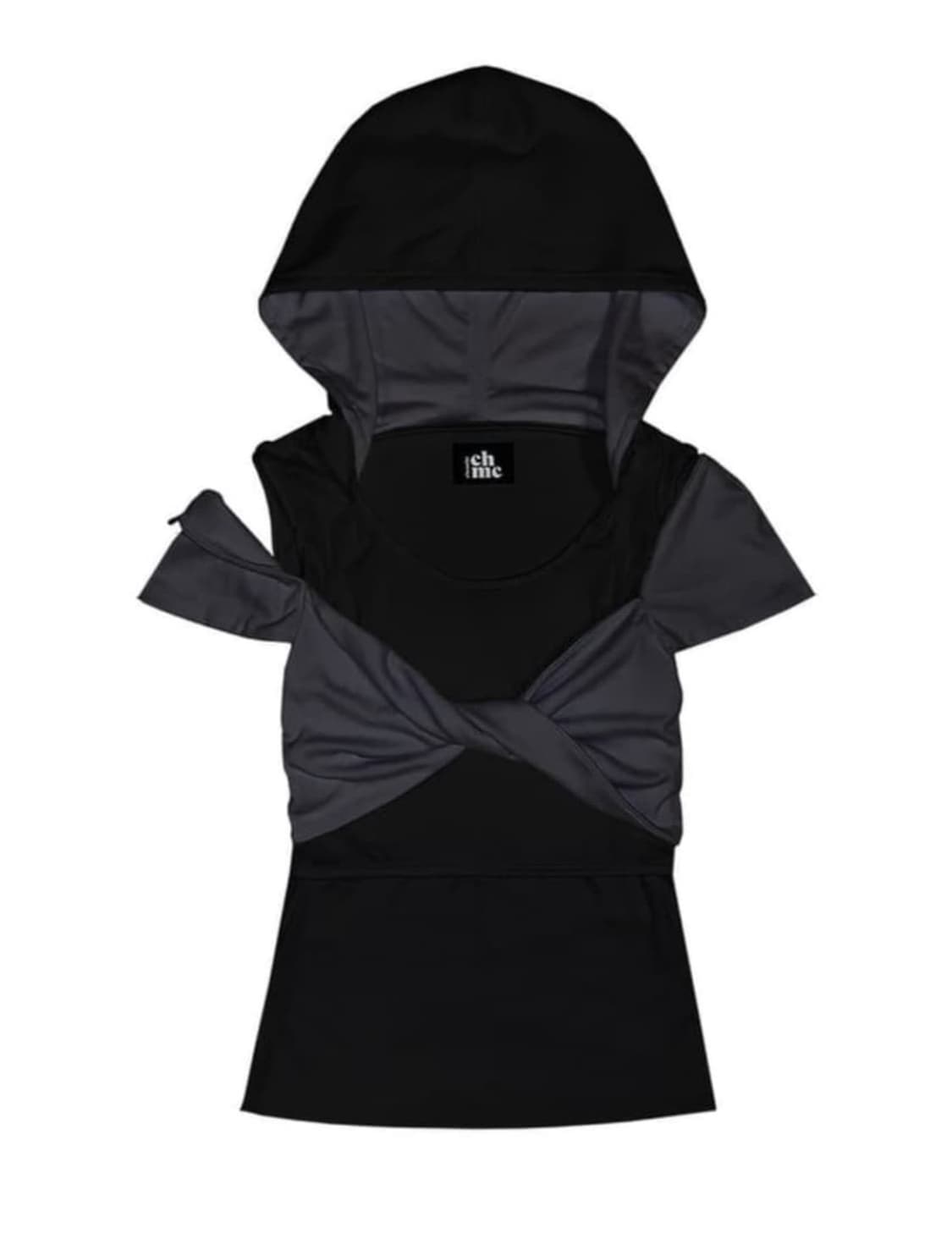 오늘만 할인 / 체메씨 TWIST HALF SLEEVE HOODIE 상품이미지1