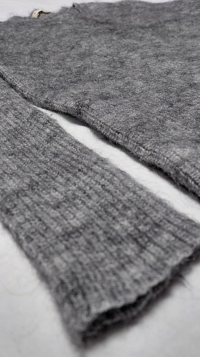 [정품] DEMYLEE 차콜그레이 모헤어 혼방 루즈핏 니트 (XS) 상품이미지3