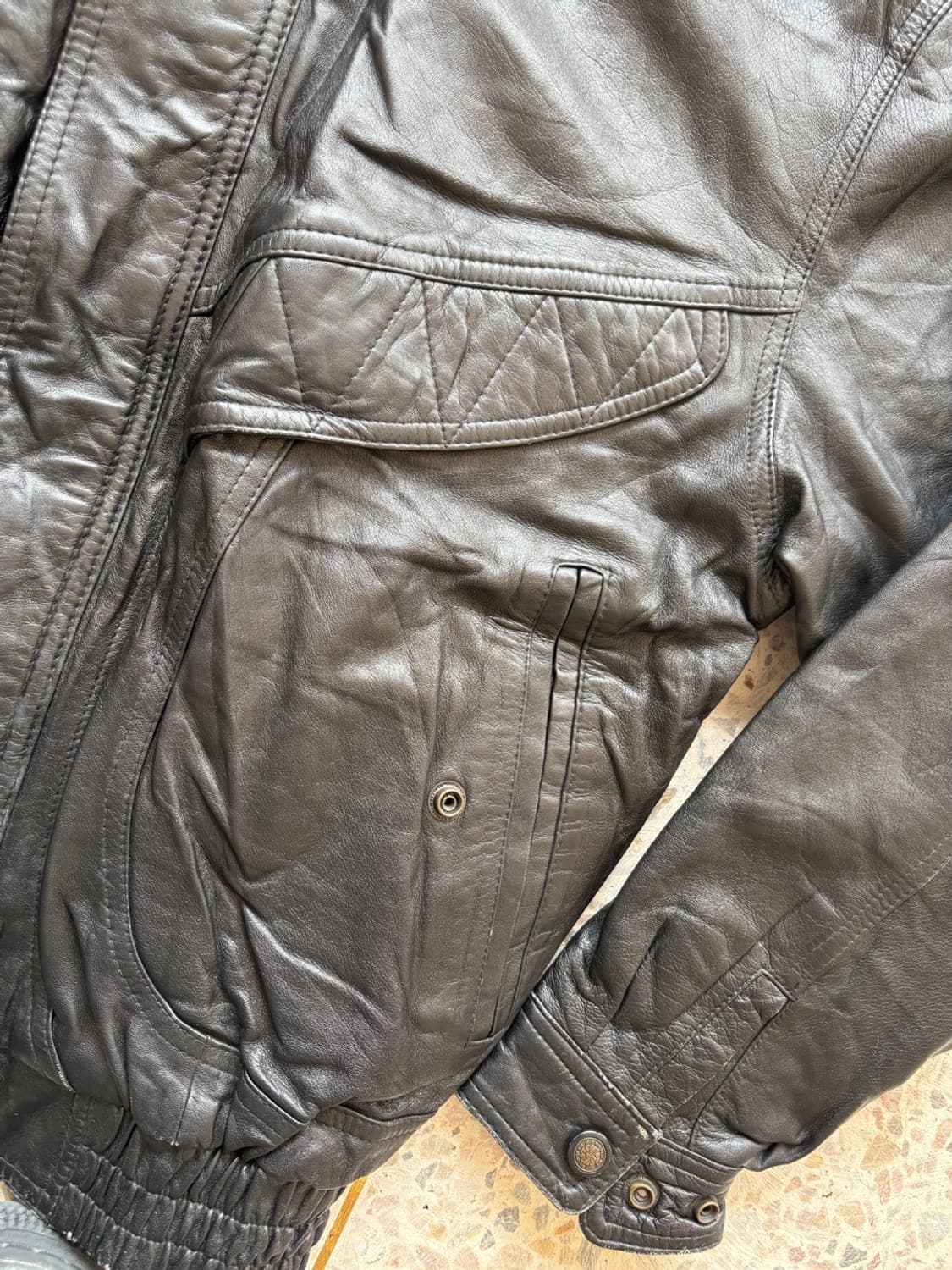 리얼레더 양가죽 블루종 자켓 상품이미지10