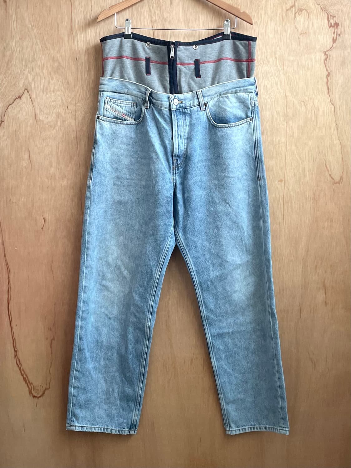 디젤 레이어드 데님 팬츠 상품이미지5