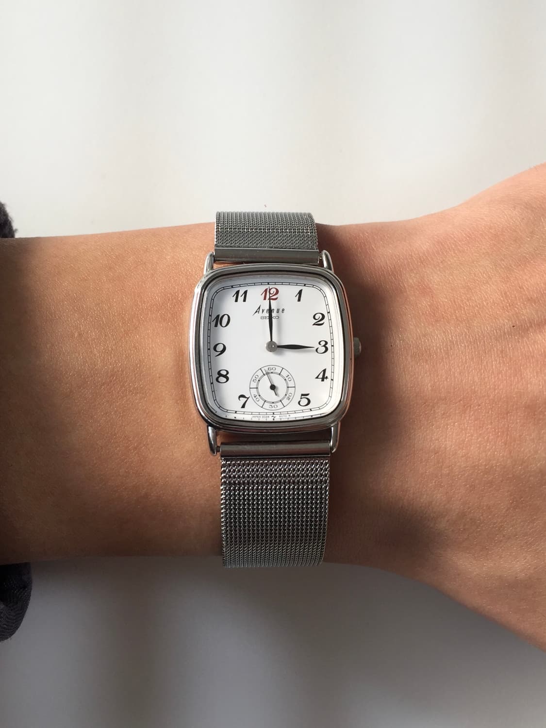 80s seiko avenue square arbic index 상품이미지6