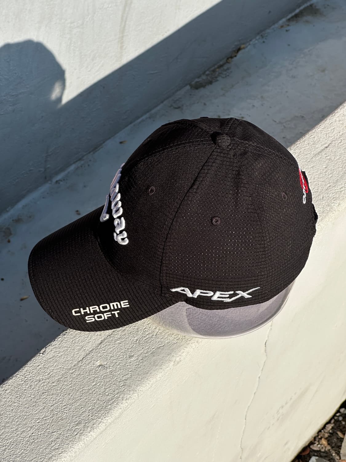 [F] 캘러웨이 로고 블랙 볼캡 모자 상품이미지3