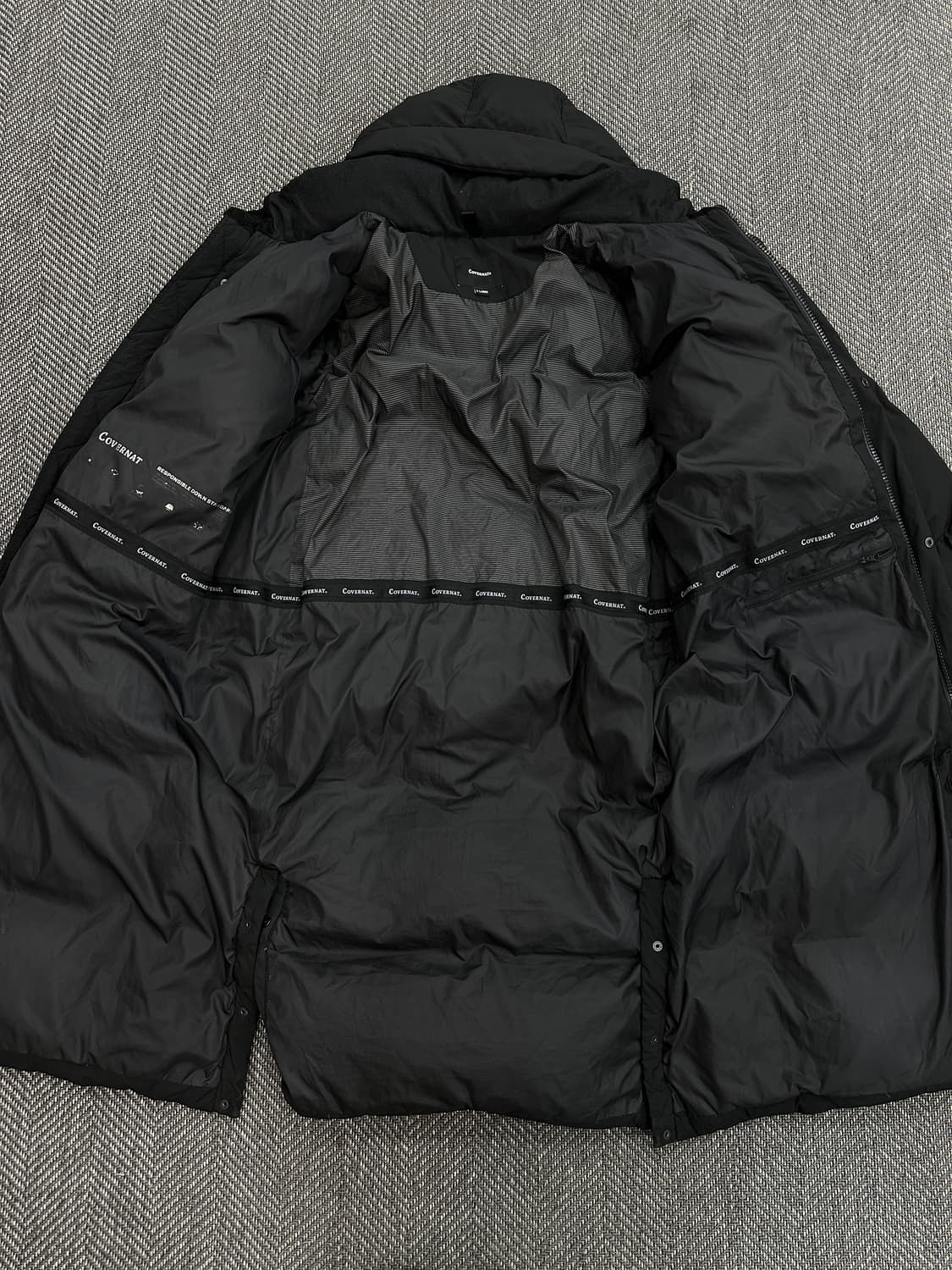 커버낫 롱패딩 블랙 상품이미지7