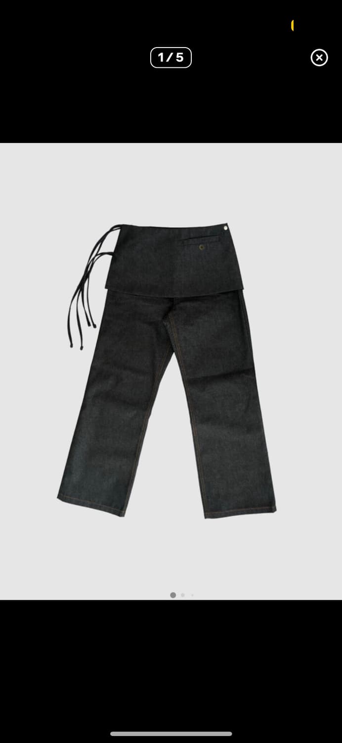 인앤양인하모니 데님 스커트 팬츠  상품이미지1