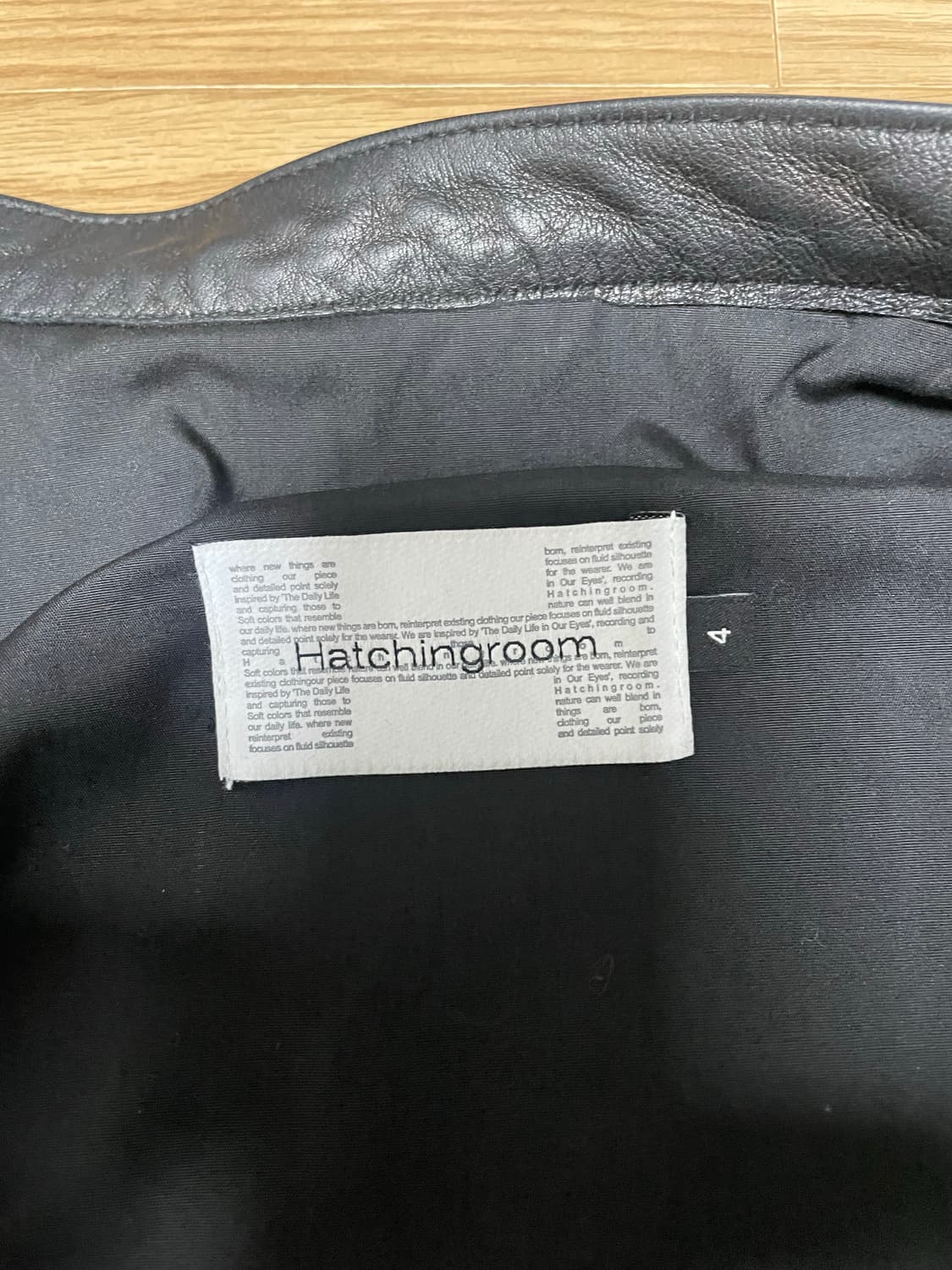 [4] 해칭룸 라이더 레더 자켓 램스킨 상품이미지5