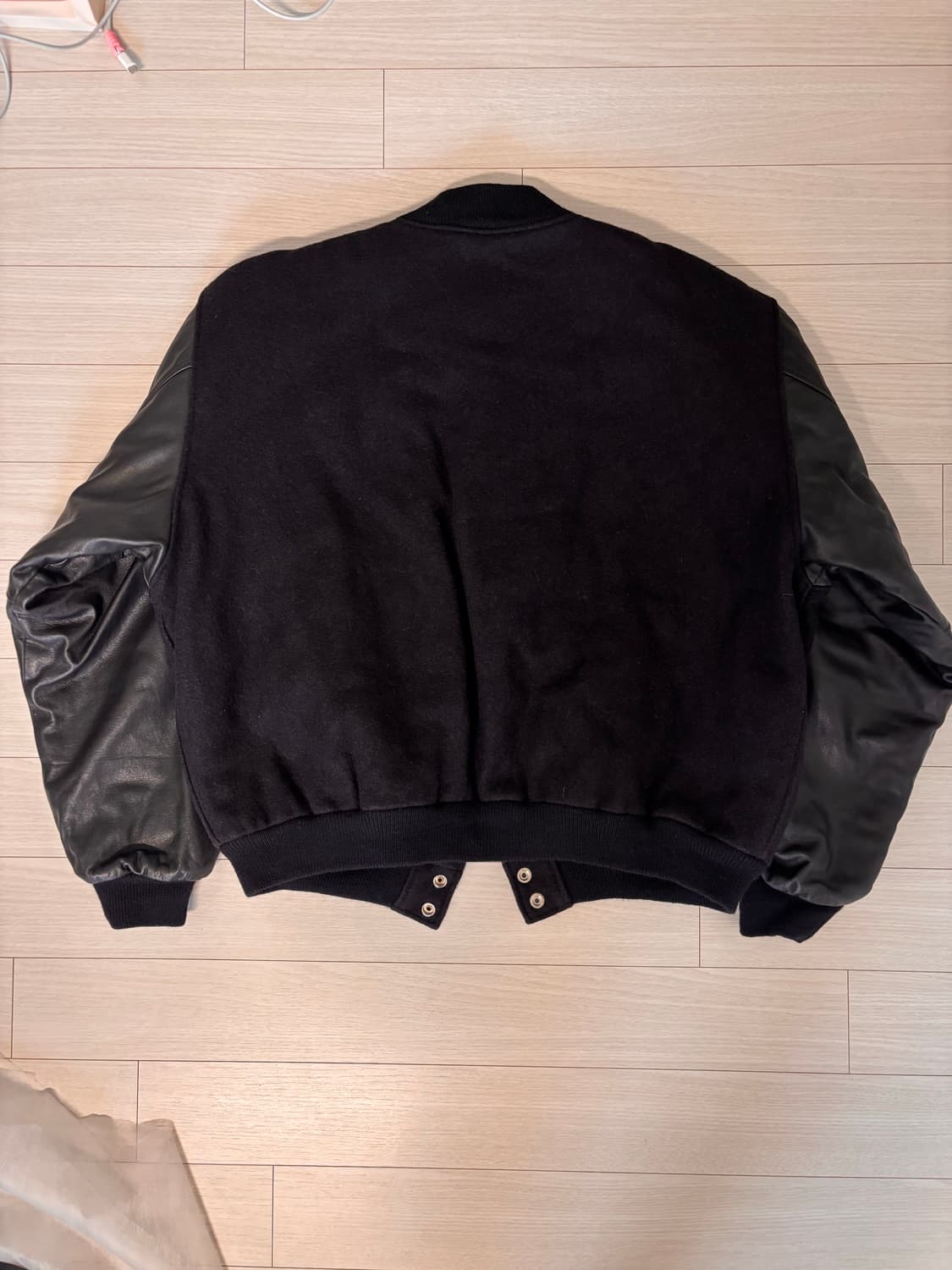 (XLsize) 골든베어 블랙 바시티 자켓 상품이미지2