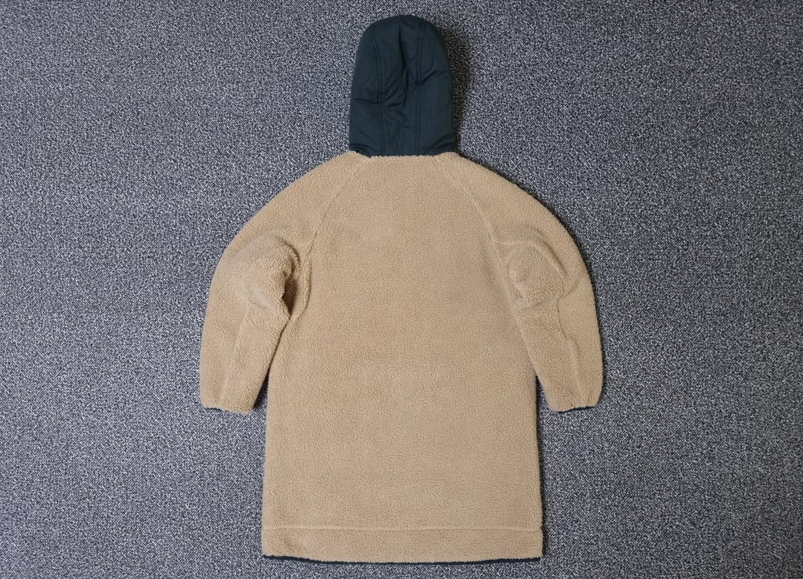 [무료배송][155]블랙야크 키즈 리버시블 양털 누빔 롱 후드점퍼 상품이미지2