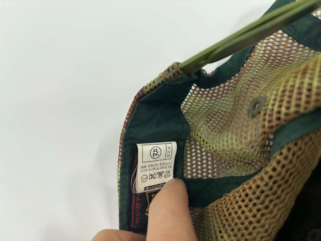 본더치 카모 플라쥬 메시 트러커 볼캡 모자 상품이미지5