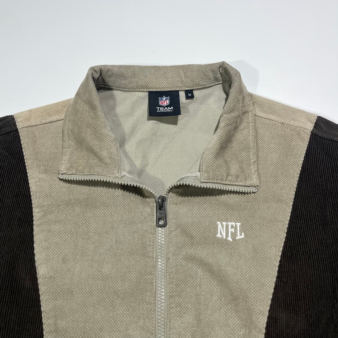 NFL 팀 어패럴 배색 집업 재킷 상품이미지2