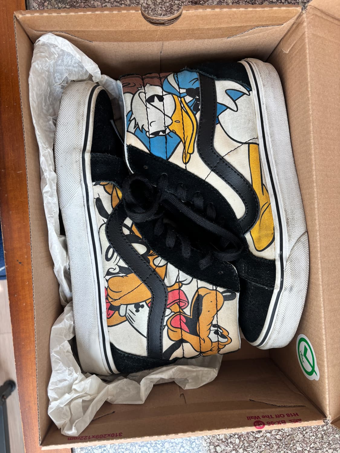 Vans x Disney 하이탑 운동화 상품이미지2
