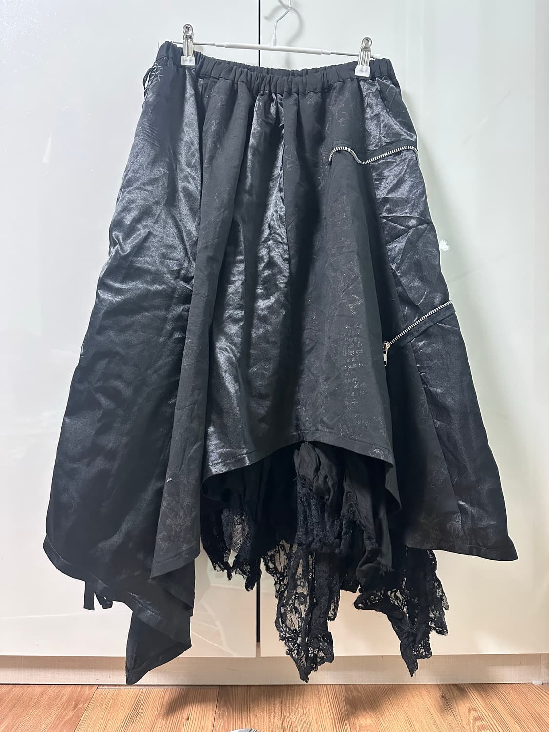 고스펑크 롱치마 상품이미지1