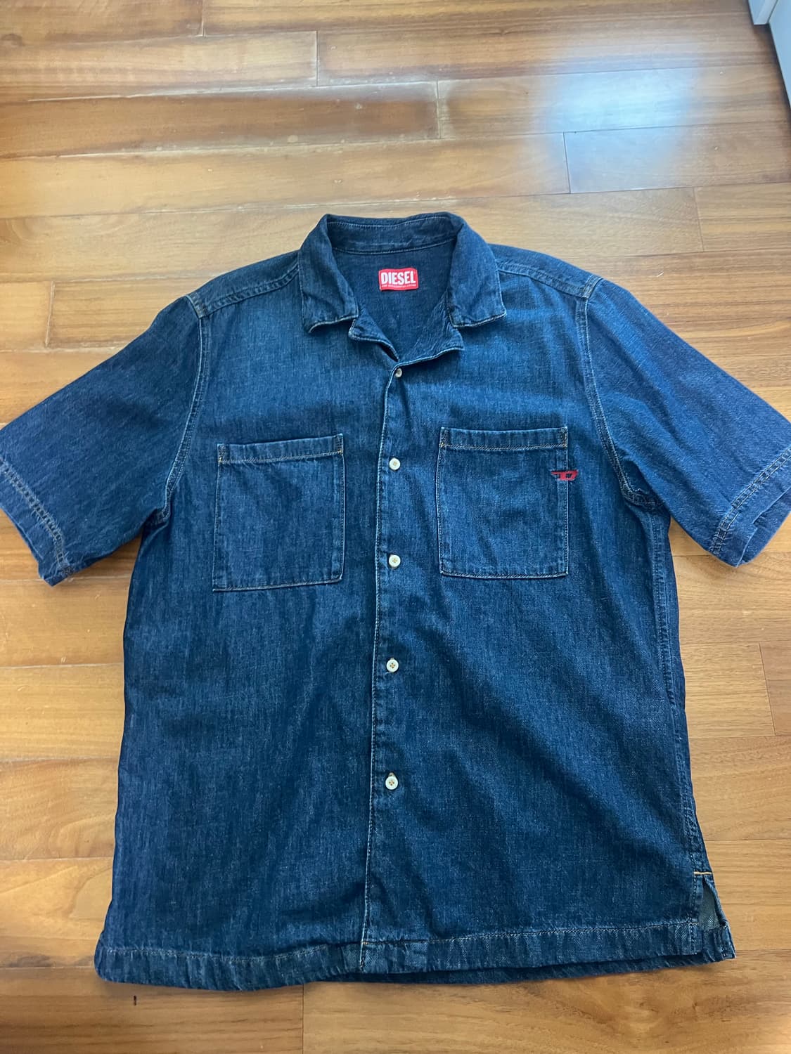 디젤 반팔 데님셔츠 m 상품이미지1