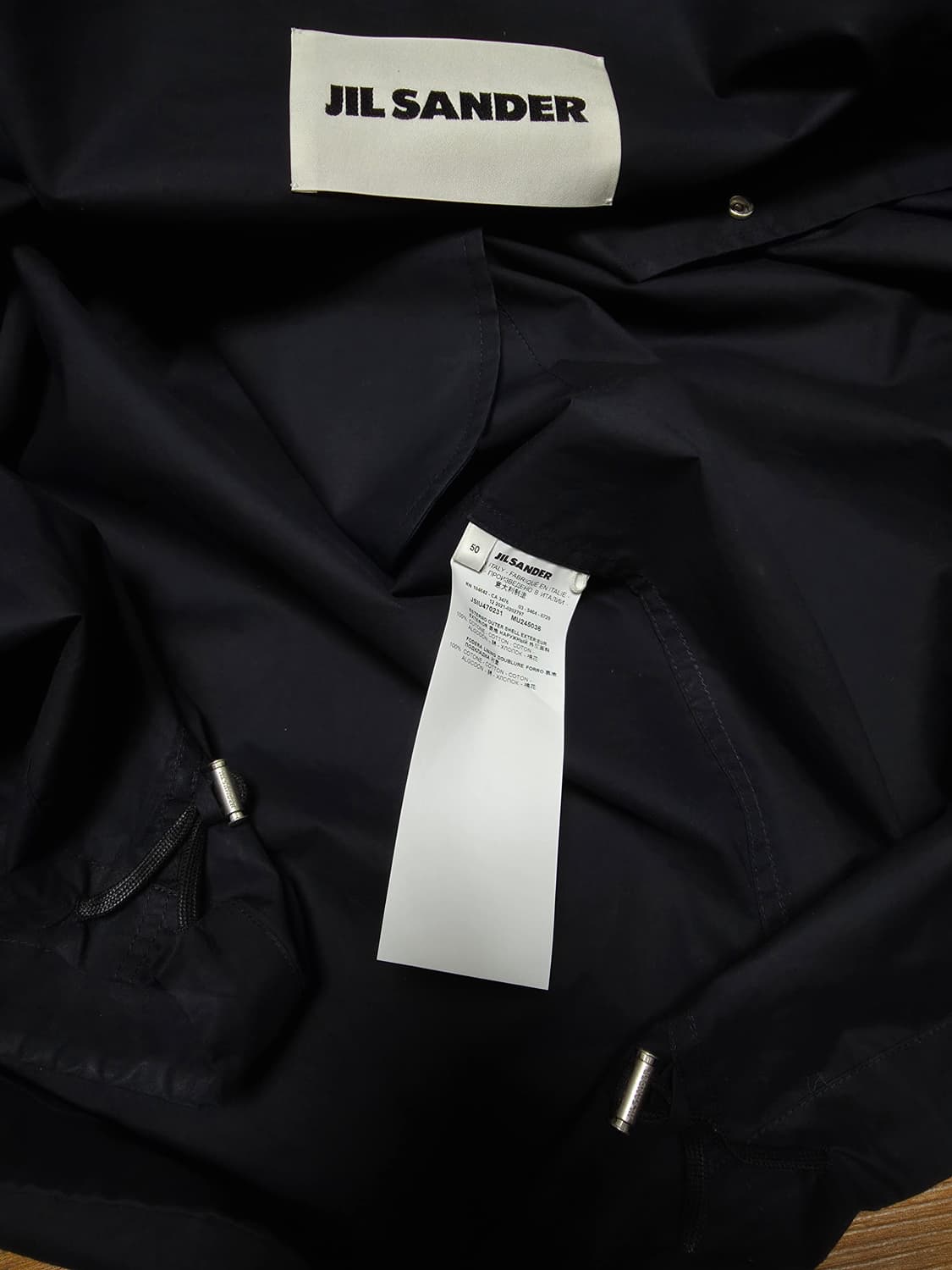 질샌더 백로고 야상 파카 상품이미지4