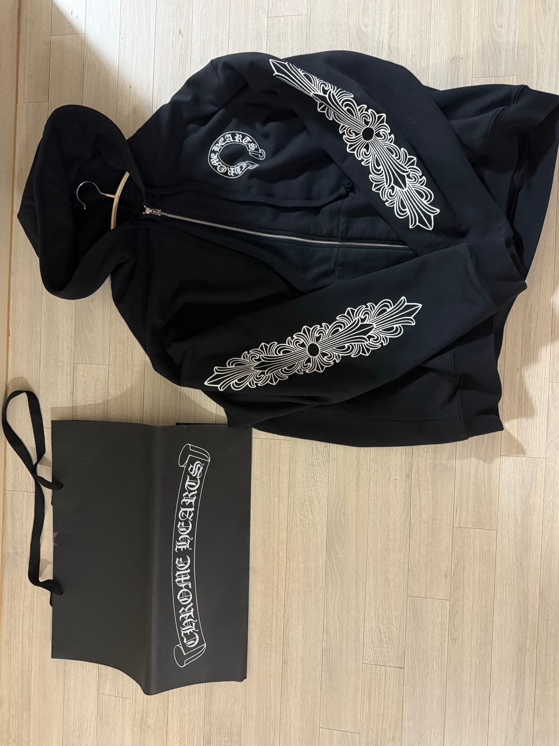 크롬하츠 헤비웨이트 홀스슈 후드집업 xxl 판매 상품이미지1