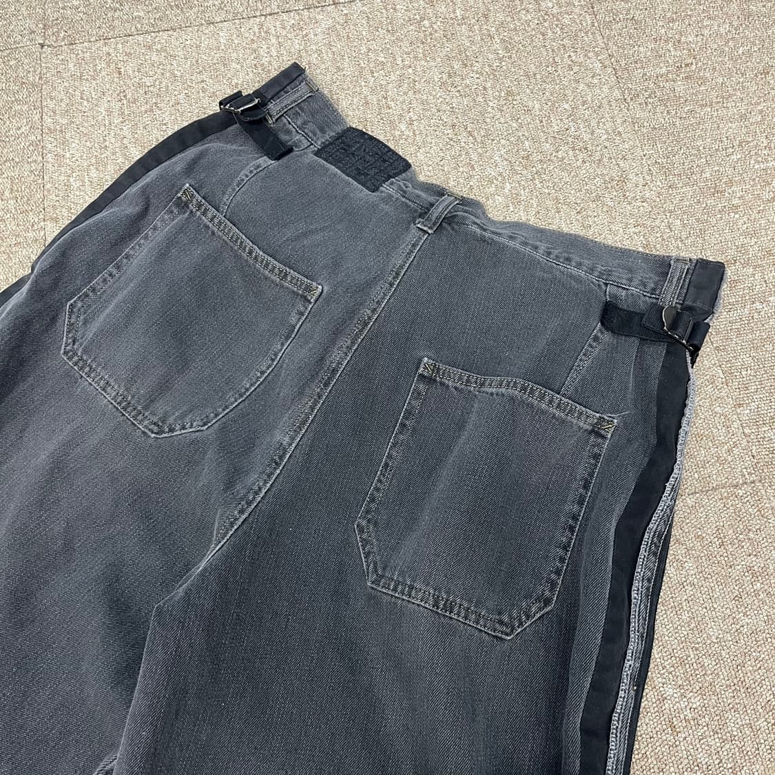 폴리테루 데님 와이드 팬츠 상품이미지3