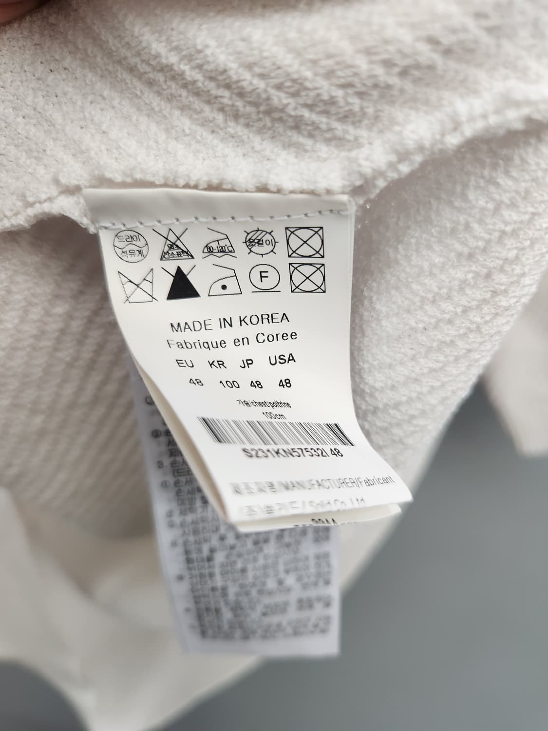 솔리드옴므 카라 반팔 니트 상품이미지8