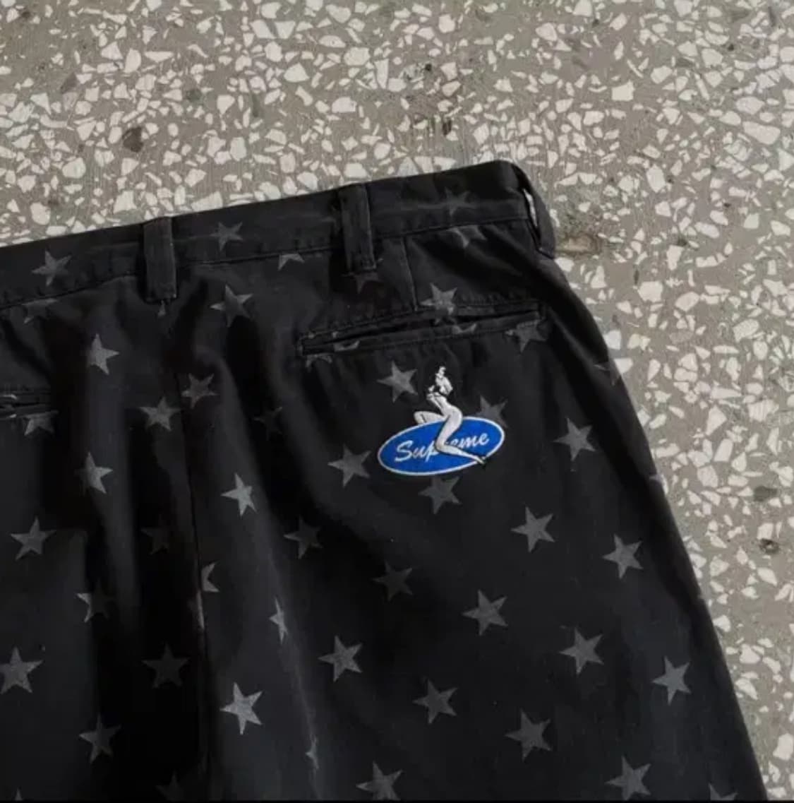 슈프림 핀업걸 스타치노 팬츠 블랙 22ss 상품이미지4