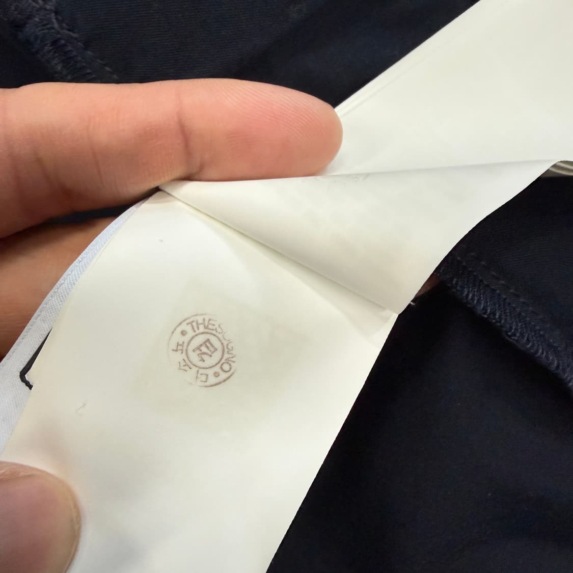 (M)스톤 아일랜드 Stone island 고스트피스 셔츠(네이비) 상품이미지6