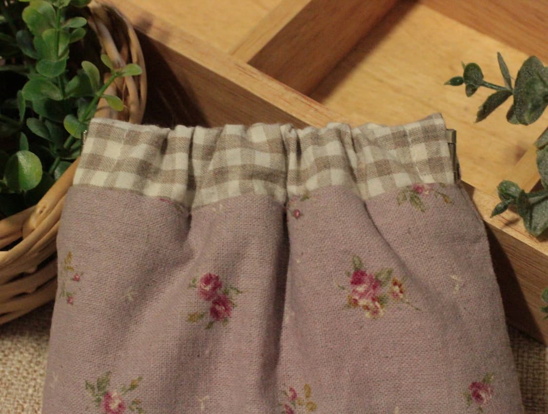 핸드메이드 톤다운 퍼플 바네 파우치 상품이미지3