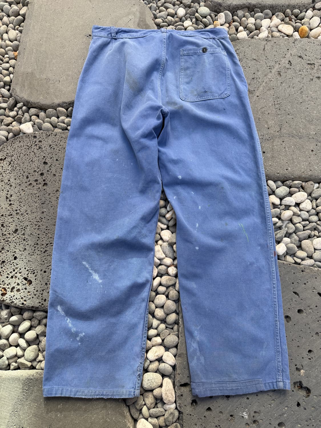 FADED WASHED BLUE PATCHWORK 프렌치워크팬츠 상품이미지2